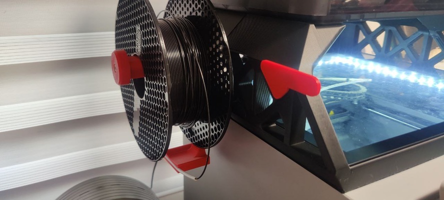 bobina ficar pé ams remixado by kjturok 3d impressora acessórios bambulab x1c p1p 3d print model - Mito3D