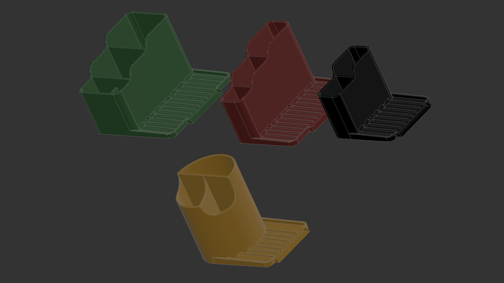 çatal bıçak takımı süzgeç sünger sıkıcı cubiertos y esponja by kjturok ev halkı modeller 3d print model - Mito3D
