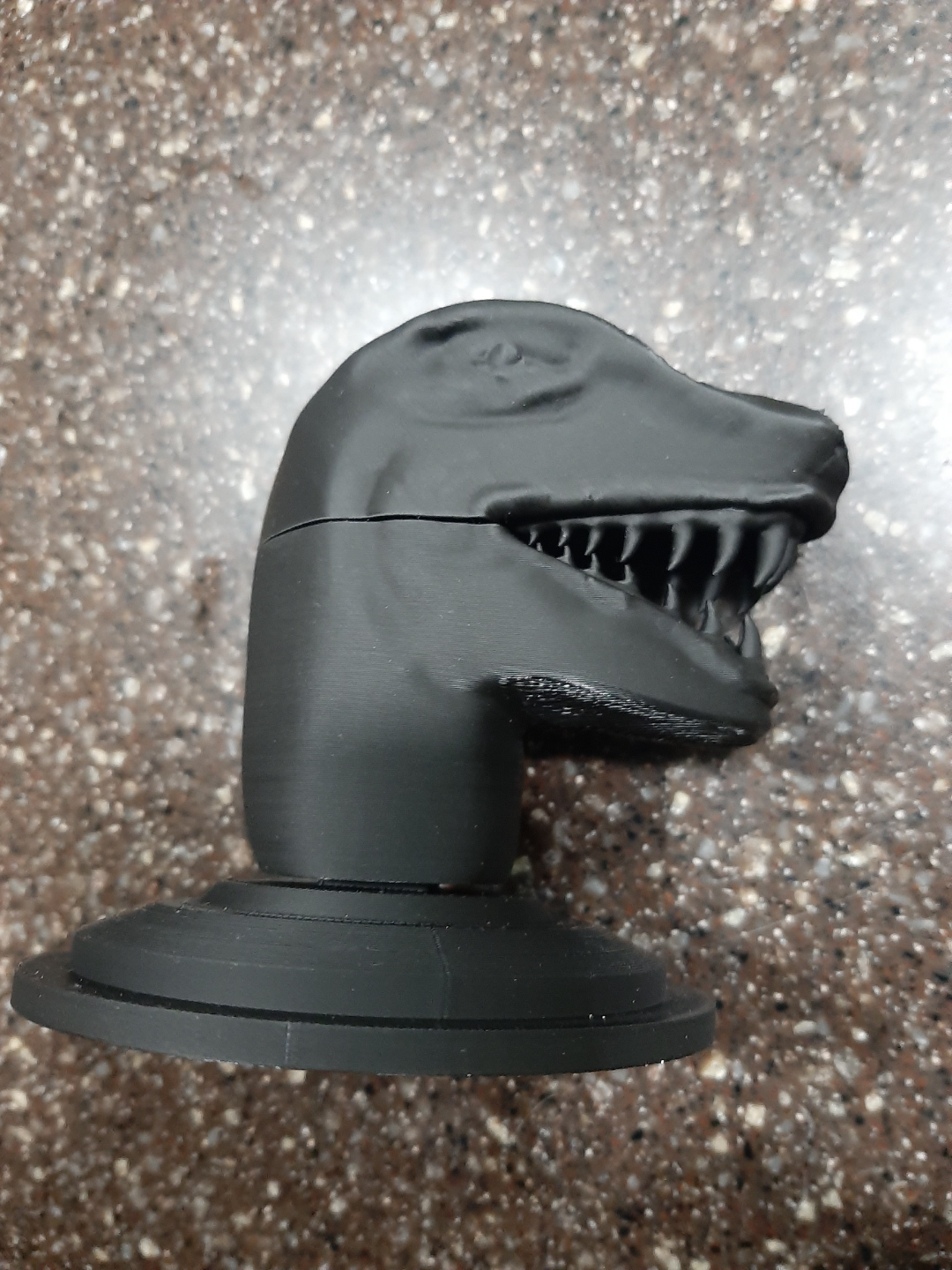 raptor busto by semilla asesina arte modelos dinosaurio 3D print model - Mito3D