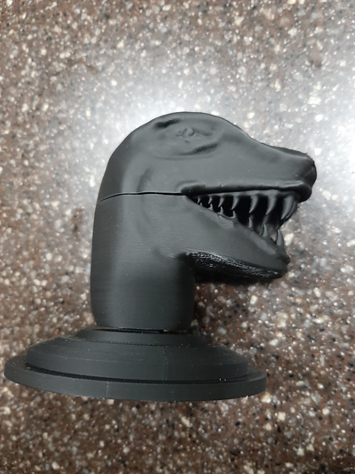 raptor busto by semilla asesina arte modelos dinosaurio 3d print model - Mito3D