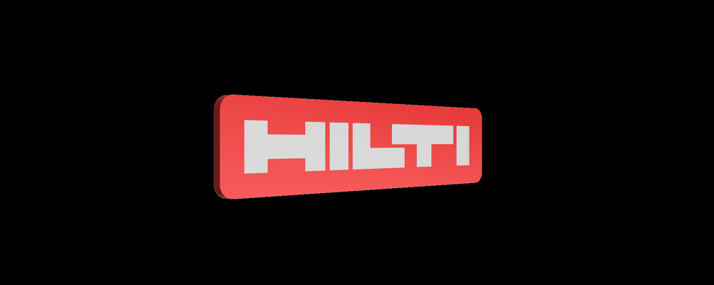 hilti imán logo by klauskolbe007 arte señales logos insignia 3d print model - Mito3D