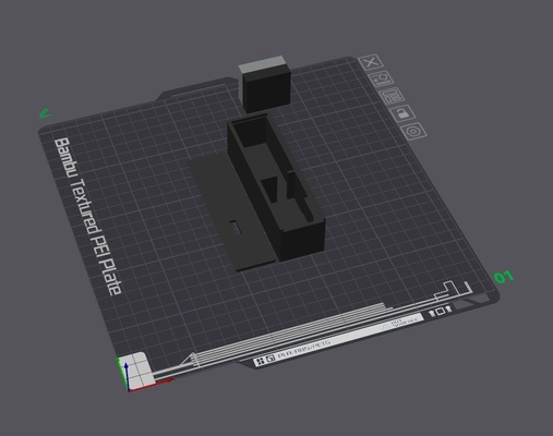 bambu laboratuar tamamlayınız hotend kutu x1e yeniden karıştırılmış by xlr8ed tasarım 3d yazıcı aksesuarlar muhafaza 3d print model - Mito3D