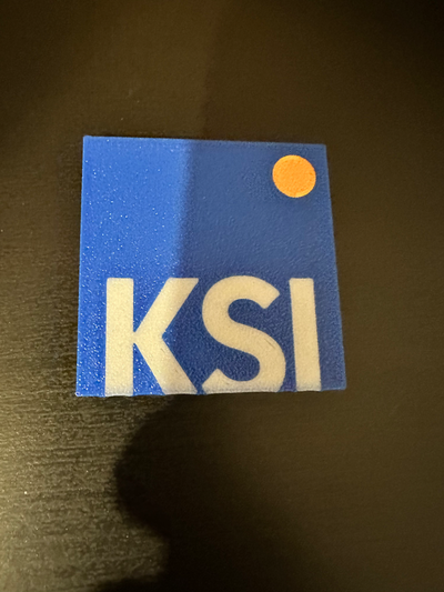 ksi k imán refrigerador by ralf leve arte señales logos 3d print model - Mito3D