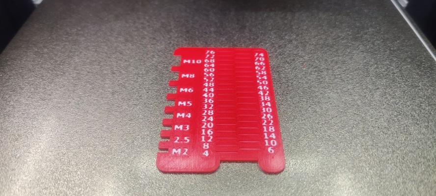 medindo ferramenta parafusos cartão tamanho medida pára tornillos tama tarjeta remixado by kjturok ferramentas parafuso tornillo medidor mensuração 3d print model - Mito3D