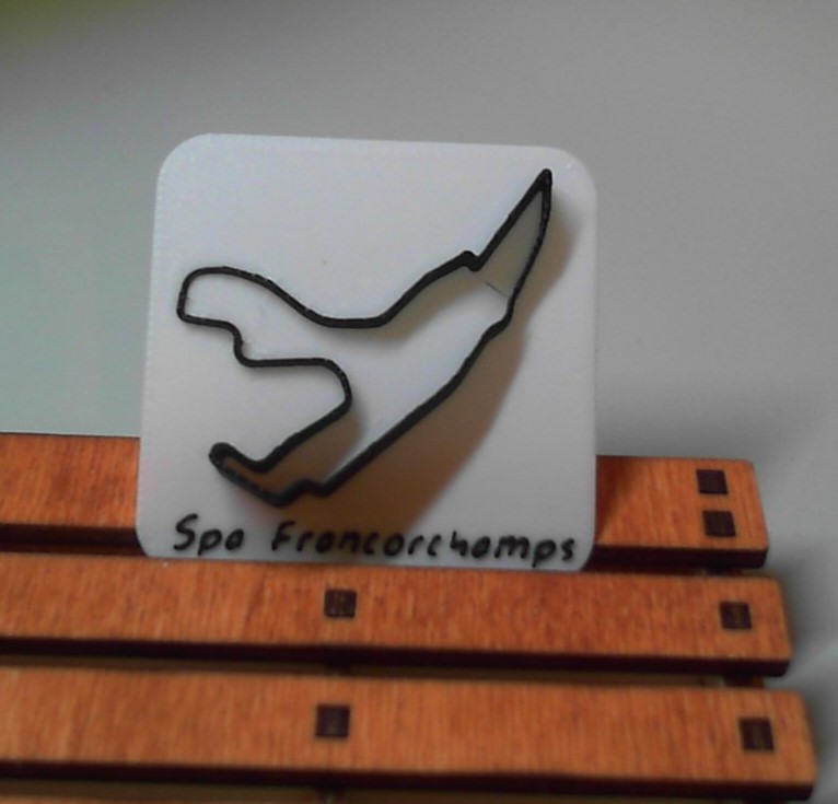 spa francorchamps gpx pista by michele mm3d pasatiempo bricolaje diy vehiculos spafrancorchamps carrera coche carreras circuito fórmula 1 3D print model - Mito3D