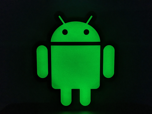 android hafif kutu led lamba by silman3d sanat modeller google ışık kutu logo ams renkli 3d print model - Mito3D