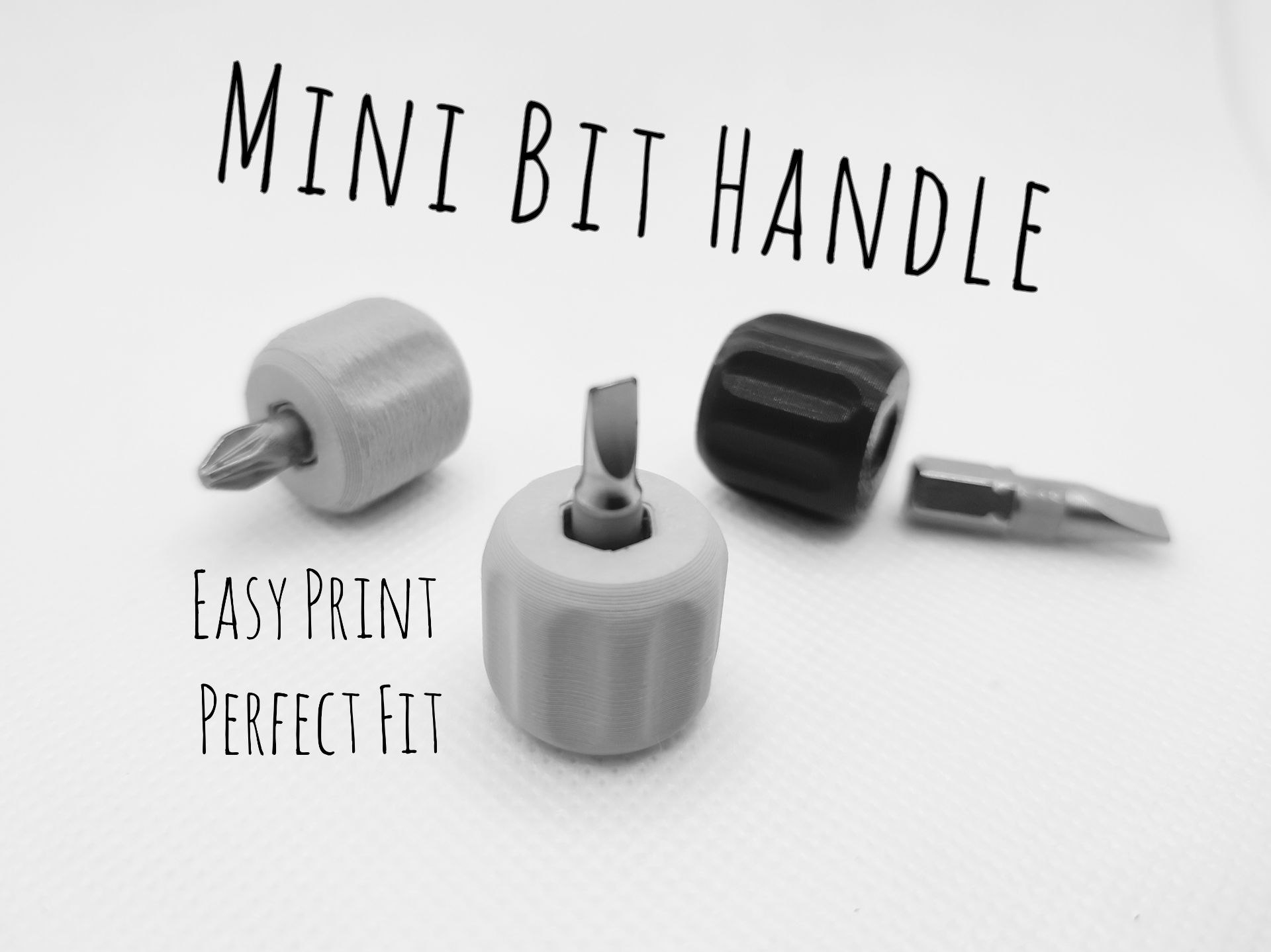 mini bisschen werkzeug griff schraubendreher by bam design werkzeuge hand adapter treiber 3D print model - Mito3D