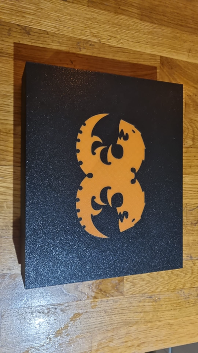 tiranidi tema organizzatore coperchio dado vassoio by ragazzi giocattoli giochi 40k warhammer warhammer40k dicebox dicetray 3d print model - Mito3D