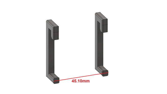 duvar kancalar delikler of at 4 5mm by kjturok araçlar organizatörler gancho kancası ikeaskadis 3d print model - Mito3D