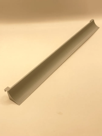 bambu laboratório x1c p1p p1s filapoop colher base inserir plástico rampa detritos remoção by guyh77 3d impressora partes 3d print model - Mito3D