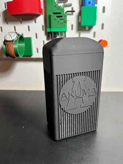 akuma batterie box werkzeug by 3mprint profi requisiten cosplays kostüme jawa cz velorex silber retro batteriefach veranstalter 3d print model - Mito3D