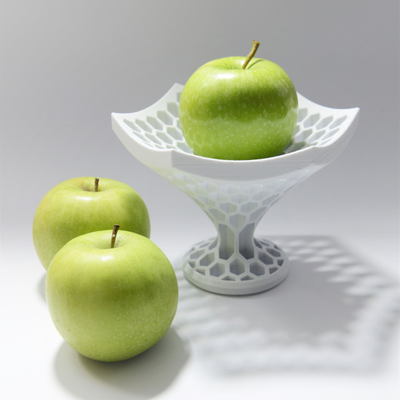 honeycomb bowl by clockspring3d household decor 3d print model - Mito3D