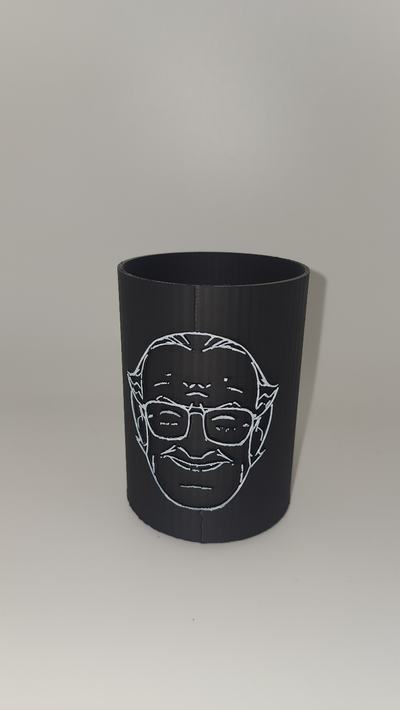 stan lee cup by tmacken art sculptures stanley tumbler marvel gag gift dad jokes joke 3d print model - Mito3D