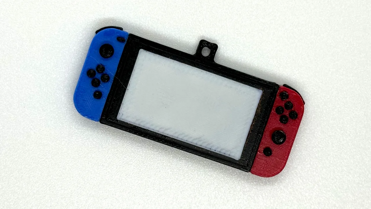 nintendo switch keychain by alehandorovr toys & games 3D print model - Mito3D