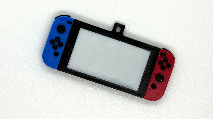 nintendo switch keychain by alehandorovr toys & games 3d print model - Mito3D