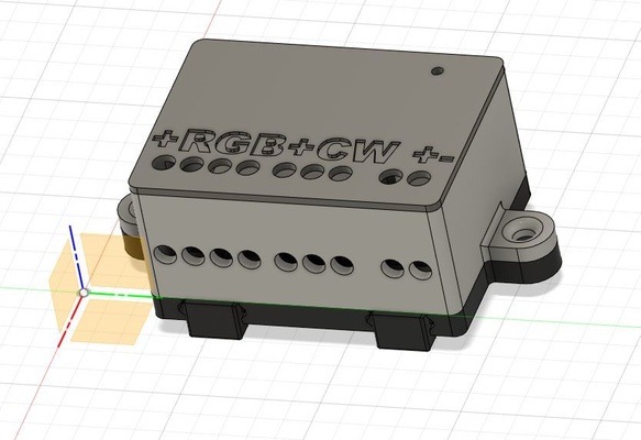 rgbww controller case v3 by vr6syncro hobby & diy electronics rgb stripe thingiverse tasmota fhem rgbcw iobroker 3d print model - Mito3D
