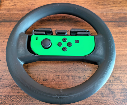 joy-con steering wheel by bhling hobby & diy electronics nintendo switch joy joycon mario mariokart accessory accessories 3d print model - Mito3D