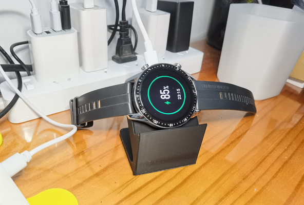 huawei watch gt2 charge cradle by zaehwang tools gadgets 3d print model - Mito3D