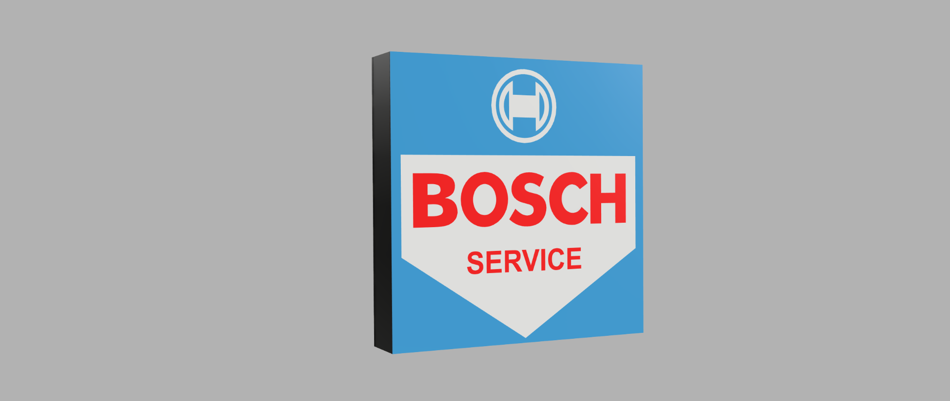 bosch lightbox servizio by razer05 arte segni loghi tedesco scatola luminosa auto workshop passatempo werkzeug tuttofare 3D print model - Mito3D