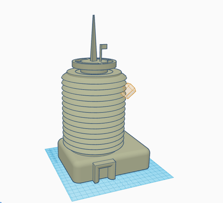 capital records by riverharding miniatures architecture 3d print model - Mito3D