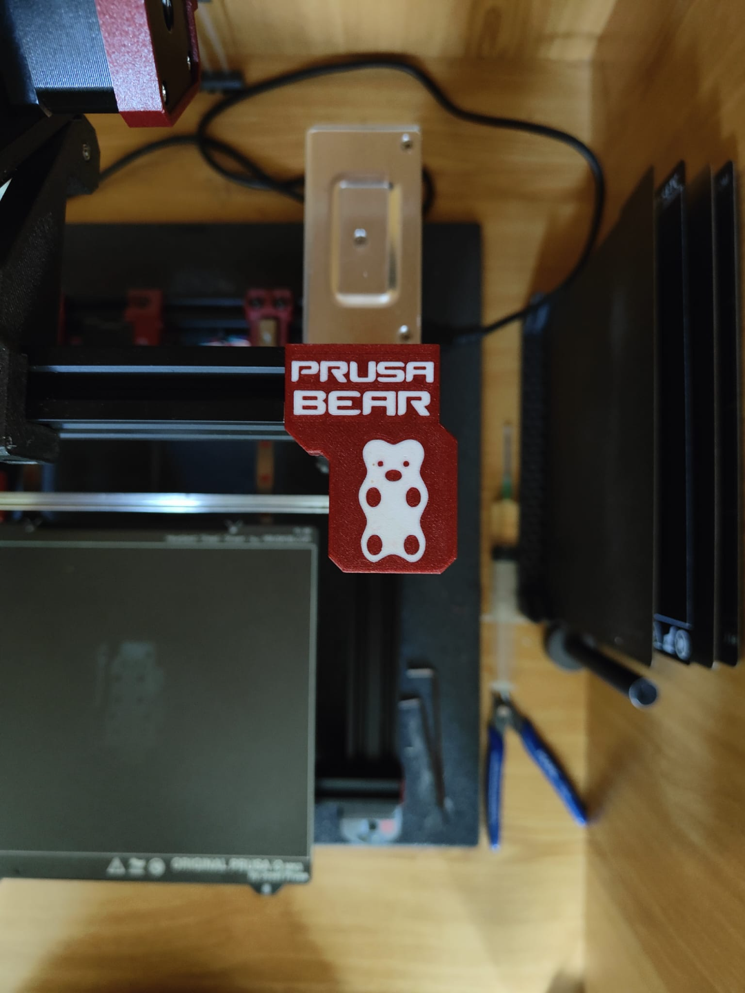 prusa oso mk3s z remezclado by spary3d 3d impresora partes eje ztop 3D print model - Mito3D