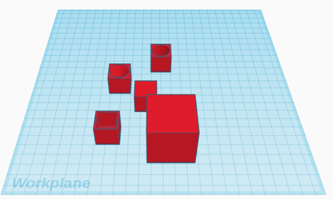 volume cubes by dckissell education models science math 3d print model - Mito3D