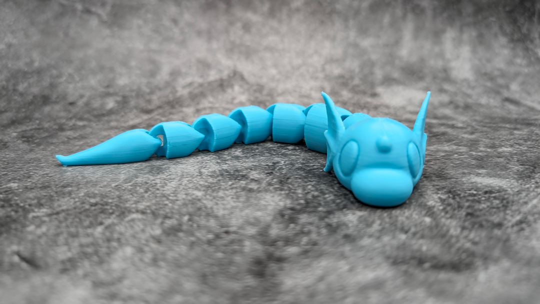 artikuliert dratini by angry p1p spielzeuge spiele zeichen pokémon drachen biegen 3D print model - Mito3D