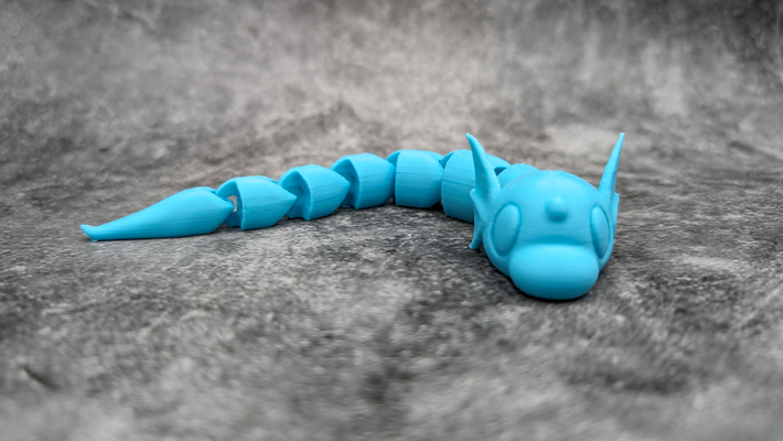 artikuliert dratini by angry p1p spielzeuge spiele zeichen pokémon drachen biegen 3d print model - Mito3D