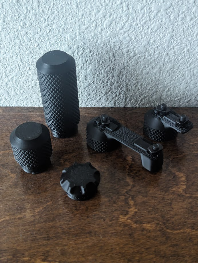 mlok modular armazenamento vertical foregrip by jzeltman72 passatempo faça ar15 vfg arma fogo firmeza bateria 3D print model - Mito3D