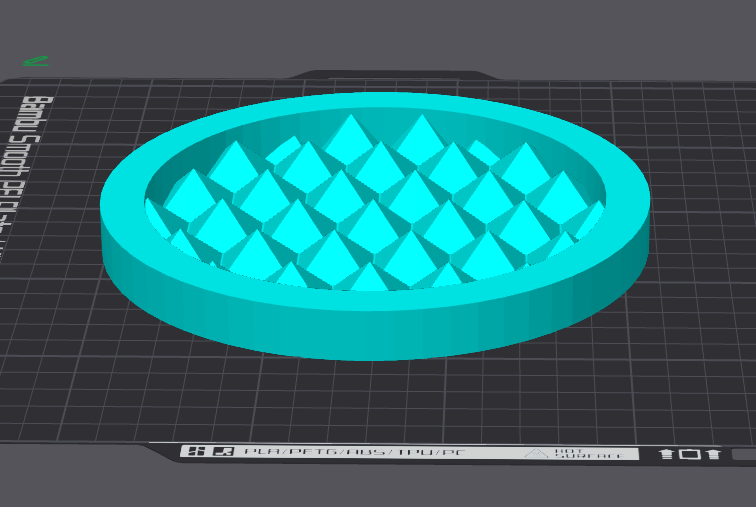 edc vassoio geometrico triangoli by passatempo fai giorno trasportare utensili scrivania ordinato 3D print model - Mito3D