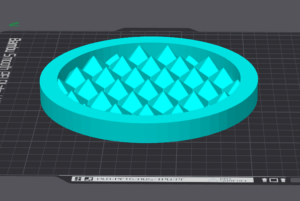 edc vassoio geometrico triangoli by passatempo fai giorno trasportare utensili scrivania ordinato 3d print model - Mito3D