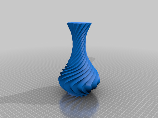 vase neu gemischt by abonnieren haushalt dekor spiral modern nett niedlich 3d print model - Mito3D