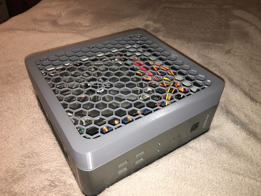 antec isk 110 lid mod by jon hobby & diy electronics mini case caja heatsink itx mitx mitix 3d print model - Mito3D