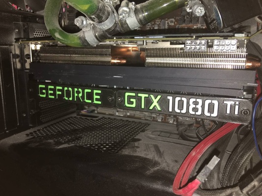 değiştirmek kazançlı geforce gtx 1080 ti aşırı yükleme hayran yükselt 10cm to 12cm yükseklik nvidia by jon hobi kendin yap elektronik altın örneklem pcb jet rüzgârı 1080ti 3d print model - Mito3D