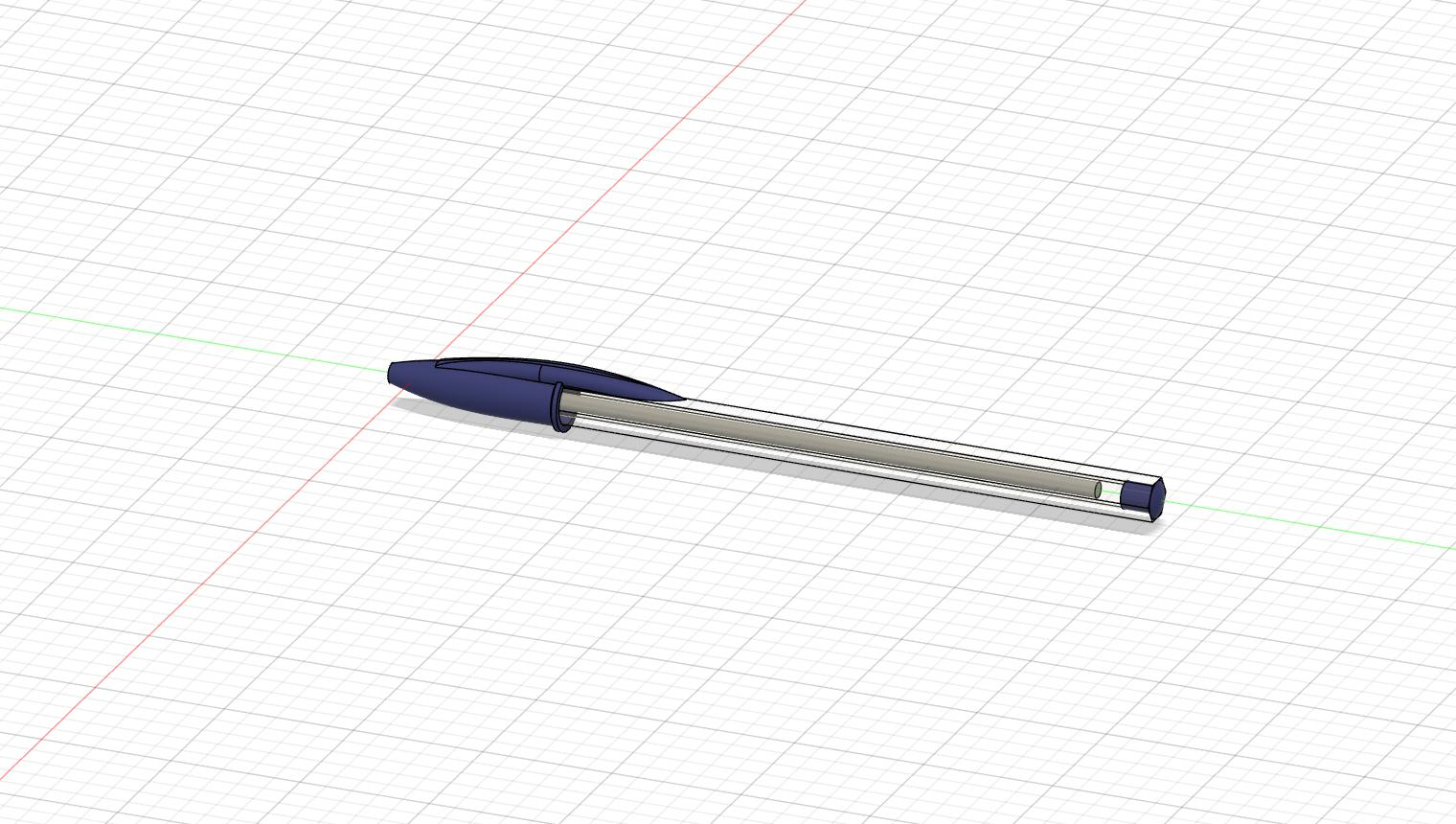 altıgen dolma kalem füzyon 360 by jmtasarım ev halkı ofis bic stl f3d 3mf adım 3D print model - Mito3D