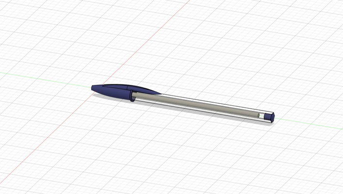 altıgen dolma kalem füzyon 360 by jmtasarım ev halkı ofis bic stl f3d 3mf adım 3d print model - Mito3D