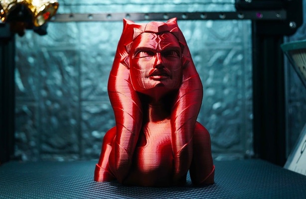 ahsoka tano busto apoyo gratis remezclado by iczfirz miniaturas personas clon guerras clones mandaloriano mando guerra galaxias 3d print model - Mito3D