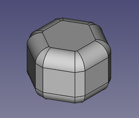 tpu hexagon by gabeln 3d drucker prüfung modelle 3d print model - Mito3D