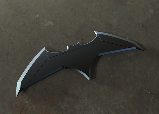 batarang remixed by zreeper2008 props & cosplays batman batarangs dc hero bat superhero dark knight 3d print model - Mito3D