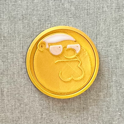 fortnite - peter griffin's medallion by i3dprint art coin & badges griffin family guy 3d print model - Mito3D