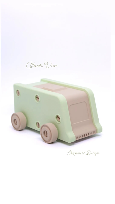 oliver camioneta by sk07 skipper07 pasatiempo bricolaje diy vehiculos juguete 3d print model - Mito3D