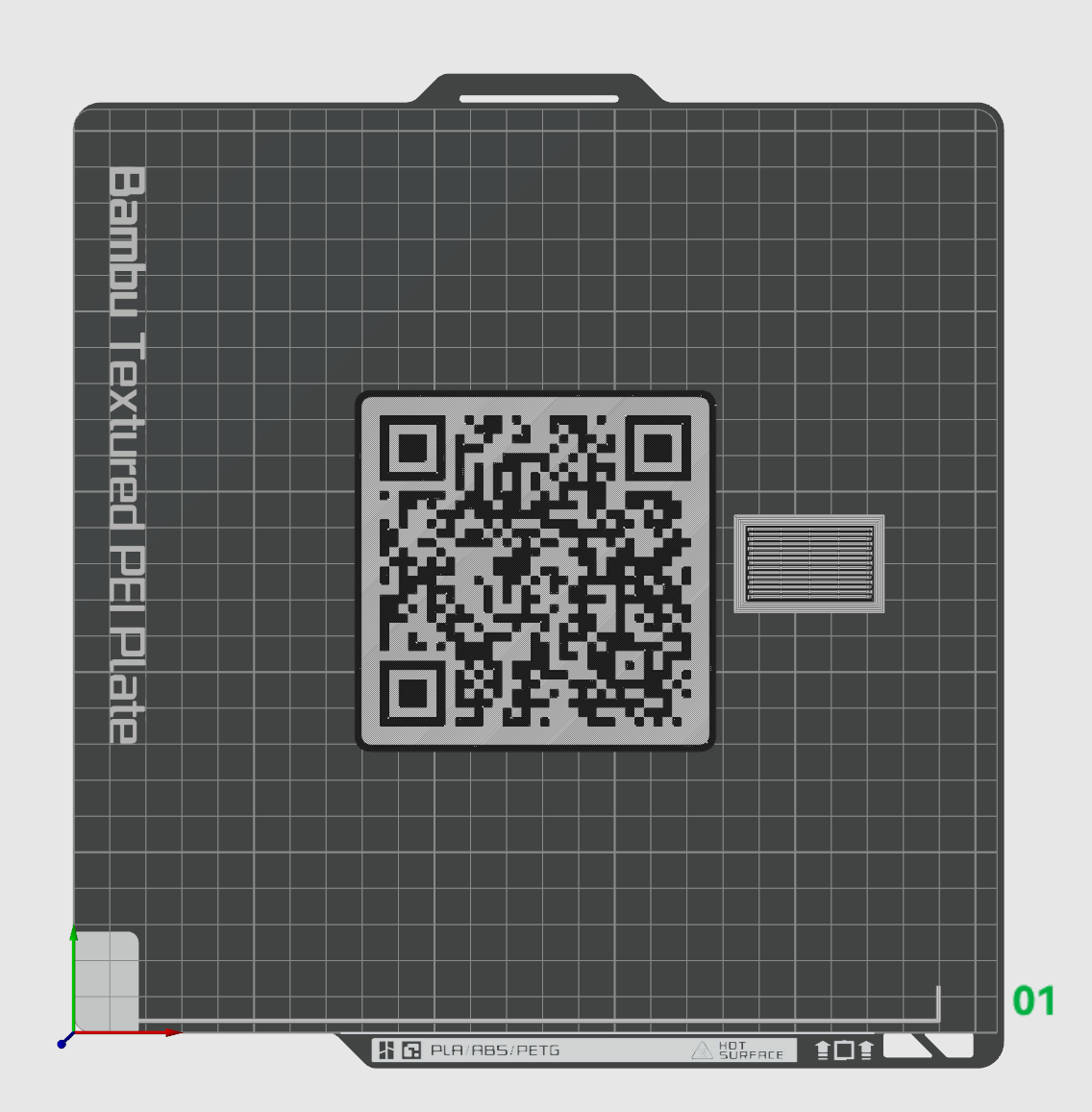 rick roll qr code by redcodi art 2d prank troll rickroll qrcode 3D print model - Mito3D