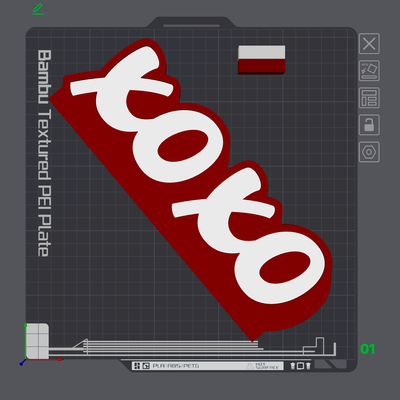 xo sign decor by chipped builds household valentines day xoxo xoxosign love 3d print model - Mito3D