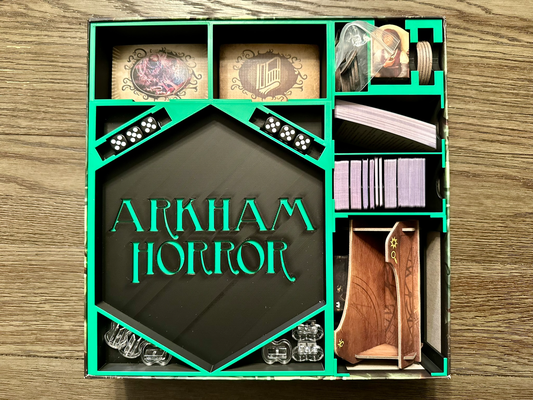 arkham horror organizador remezclado by exotoxin juguetes juegos tablero juego arkham 3d print model - Mito3D