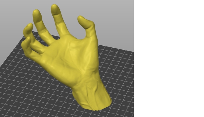 hand aufhänger by tox3d kunst skulpturen finger mauer aufhängen 3d print model - Mito3D