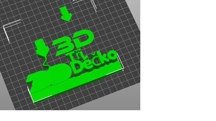 3d maître imprimante by tox3d art panneaux logos impression logo 3d print model - Mito3D