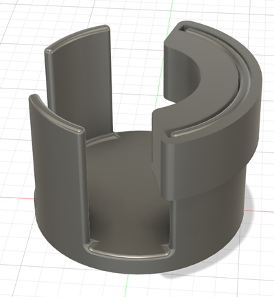 accesibilidad posavasos adaptador by glabos herramientas médico 3d print model - Mito3D