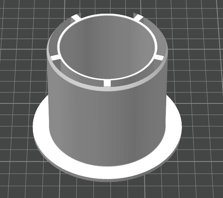 3dqf-ams-lite-reel-mount by robevans06 3d printer accessories 3dqf mk19 spool adapter ams lite 3d print model - Mito3D