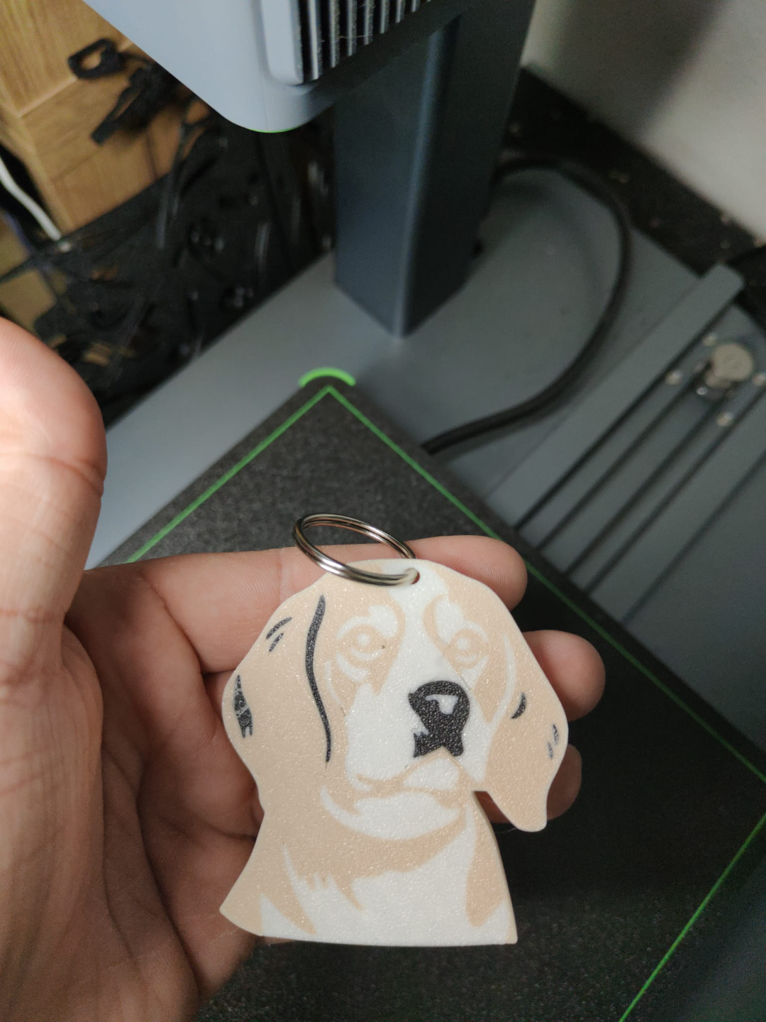 beagle keychain by tompress3d art signs & logos dog 3D print model - Mito3D