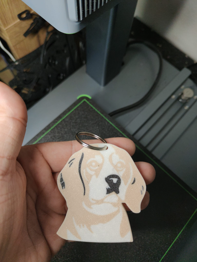 beagle chaveiro by tompress3d arte sinais logotipos cão 3d print model - Mito3D